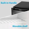 imageE EUHOMY 11 CuFt Mini Freezer Single Door Upright Freezer with Removable Shelf Reversible Door Compact Deep Freezer for HomeKitchenGarageBlack 7 model Settings