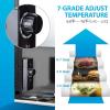 imageE EUHOMY 11 CuFt Mini Freezer Single Door Upright Freezer with Removable Shelf Reversible Door Compact Deep Freezer for HomeKitchenGarageBlack 7 model Settings