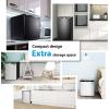imageE EUHOMY 11 CuFt Mini Freezer Single Door Upright Freezer with Removable Shelf Reversible Door Compact Deep Freezer for HomeKitchenGarageBlack 7 model Settings