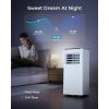 imageEUHOMY 10000 BTU Portable Air Conditioners Up to 450 sqft 31 Standing Smart Cooling AC with Remote Dehumidifier Fan Air Conditioner Cools Room 3 Modes 24hour timer LED Display Bedroom8 000 BTU