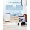 imageEUHOMY 10000 BTU Portable Air Conditioners Up to 450 sqft 31 Standing Smart Cooling AC with Remote Dehumidifier Fan Air Conditioner Cools Room 3 Modes 24hour timer LED Display Bedroom14000 BTU