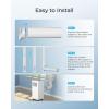 imageEUHOMY 10000 BTU Portable Air Conditioners Up to 450 sqft 31 Standing Smart Cooling AC with Remote Dehumidifier Fan Air Conditioner Cools Room 3 Modes 24hour timer LED Display Bedroom10 000 BTU