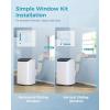 imageEUHOMY 10000 BTU Portable Air Conditioners Up to 450 sqft 31 Standing Smart Cooling AC with Remote Dehumidifier Fan Air Conditioner Cools Room 3 Modes 24hour timer LED Display Bedroom14000 BTU