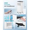 imageEUHOMY 10000 BTU Portable Air Conditioners Up to 450 sqft 31 Standing Smart Cooling AC with Remote Dehumidifier Fan Air Conditioner Cools Room 3 Modes 24hour timer LED Display Bedroom10 000 BTU  NEW