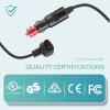 imageEUHOMY 116FT35M 12V DC Power Cord Cable DC Power Cord 12V for Car Refrigerator Portable Freezer Electric Cooler 2 Pin Lead Cable Plug Wire Compatible with 12 Volt Refrigerator25M