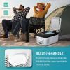 imageEUHOMY 12 Volt Refrigerator 17QT16L Car Refrigerator APP Control Car Fridge 110240V AC 1224V DC Portable Freezer 468 12V Cooler For Van Fishing Camping Travel HomeWhite Black