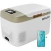 imageEUHOMY 12 Volt Refrigerator 17QT16L Car Refrigerator APP Control Car Fridge 110240V AC 1224V DC Portable Freezer 468 12V Cooler For Van Fishing Camping Travel HomeGreen White