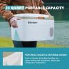 imageEUHOMY 12 Volt Refrigerator 17QT16L Car Refrigerator APP Control Car Fridge 110240V AC 1224V DC Portable Freezer 468 12V Cooler For Van Fishing Camping Travel HomeGreen White