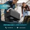 imageEUHOMY 12 Volt Refrigerator 19QT18L Compressor Electric Cooler APP Control Car Fridge 468 Portable Refrigerator 1224V DC 110240V AC Portable Freezer for Camping Travel Boat26 QT