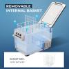 imageEUHOMY 12 Volt Refrigerator 19QT18L Compressor Electric Cooler APP Control Car Fridge 468 Portable Refrigerator 1224V DC 110240V AC Portable Freezer for Camping Travel Boat47QT
