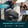 imageEUHOMY 12 Volt Refrigerator 19QT18L Compressor Electric Cooler APP Control Car Fridge 468 Portable Refrigerator 1224V DC 110240V AC Portable Freezer for Camping Travel Boat19 QT