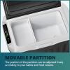 imageEUHOMY 12 Volt Refrigerator 22QT21L 12V Cooler Compressor Electric Cooler 468 12V Fridge 1224V DC 110240V AC Portable Freezer for Camping Travel Truck Home22 Quart