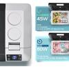imageEUHOMY 12 Volt Refrigerator 32QT30L Electric Cooler Car Fridge APP Control Car Refrigerator 1224V DC 110240V AC Portable Freezer Usable Battery for Camping Travel Truck OutdoorRefrigerator