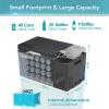 imageEUHOMY 12 Volt Refrigerator 32QT30L Electric Cooler Car Fridge APP Control Car Refrigerator 1224V DC 110240V AC Portable Freezer Usable Battery for Camping Travel Truck OutdoorRefrigerator