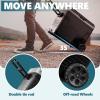 imageEUHOMY 12 Volt Refrigerator 37QT35L Electric Cooler Portable Freezer 12V24V DC 110240V AC 12V Fridge 468 12V Cooler with Wheels ampamp 2 Baskets for Travel Truck Boat CampingRefrigerator