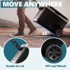 imageEUHOMY 12 Volt Refrigerator 37QT35L Electric Cooler Portable Freezer 12V24V DC 110240V AC 12V Fridge 468 12V Cooler with Wheels ampamp 2 Baskets for Travel Truck Boat CampingRefrigerator