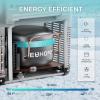 imageEUHOMY 12 Volt Refrigerator 48QT45L Electric Cooler 12V Fridge APP Control 12V Cooler 468 Portable Freezer 1224V DC 110240V AC for Camping Travel Truck Home37QT