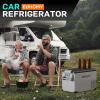 imageEUHOMY 12 Volt Refrigerator 48QT45L Electric Cooler 12V Fridge APP Control 12V Cooler 468 Portable Freezer 1224V DC 110240V AC for Camping Travel Truck Home37QT