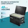 imageEUHOMY 12 Volt Refrigerator 80QT75L 12V Fridge Electric Cooler APP Control Car Fridge 1224V DC 110240V AC Car Refrigerator 068 12 Volt Cooler for Camping Trip Truck Boating Outdoor49QT