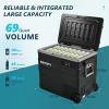 imageEUHOMY 12 Volt Refrigerator 80QT75L 12V Fridge Electric Cooler APP Control Car Fridge 1224V DC 110240V AC Car Refrigerator 068 12 Volt Cooler for Camping Trip Truck Boating Outdoor69QT