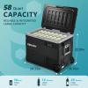 imageEUHOMY 12 Volt Refrigerator 80QT75L 12V Fridge Electric Cooler APP Control Car Fridge 1224V DC 110240V AC Car Refrigerator 068 12 Volt Cooler for Camping Trip Truck Boating Outdoor59 QT