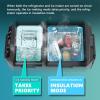 imageEUHOMY 12 Volt Refrigerator with Ice Maker 48QT45L Electric Cooler Usable Battery Dual Zone Car Refrigerator APP Control 12V Fridge 1224V DC 110240V AC for Camping Travel Outdoor HomeRefrigeratorIce Maker