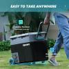 imageEUHOMY 12 Volt Refrigerator with Ice Maker 48QT45L Electric Cooler Usable Battery Dual Zone Car Refrigerator APP Control 12V Fridge 1224V DC 110240V AC for Camping Travel Outdoor HomeRefrigeratorIce Maker