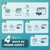 imageEUHOMY 12 Volt Refrigerator with Ice Maker 48QT45L Electric Cooler Usable Battery Dual Zone Car Refrigerator APP Control 12V Fridge 1224V DC 110240V AC for Camping Travel Outdoor HomeRefrigeratorIce Maker
