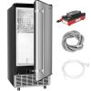 imageEUHOMY 15quot W Commercial Under Counter Ice Maker Machine 100 LbDay AutoCleaning ampamp 24H Timer Gravity DrainageStainless Steel Builtin Freestanding Ice Maker 24 Lb Bin Ideal for Commercial ampamp HomeSilver