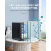 imageEUHOMY 18L Beverage Refrigerator Cooler 24 Cans Mini Fridge with Quiet Compressor Countertop Small Fridge with 40F61F Digital Temperature Control LED Lgiht for Home Bar Office18L