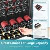 imageEUHOMY 18L Beverage Refrigerator Cooler 24 Cans Mini Fridge with Quiet Compressor Countertop Small Fridge with 40F61F Digital Temperature Control LED Lgiht for Home Bar Office45 CUFT