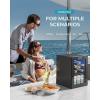 imageEUHOMY 18L Beverage Refrigerator Cooler 24 Cans Mini Fridge with Quiet Compressor Countertop Small Fridge with 40F61F Digital Temperature Control LED Lgiht for Home Bar Office18L