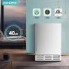 imageEUHOMY 24 Inch Beverage Refrigerator Builtin and Freestanding Beverage Cooler 180 Can Under Counter Beverage Fridge with Stainless Steel Door Outdoor Refrigerator for Soda Beer Wine24 Stainless Steel Refrigerator