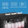 imageEUHOMY 24 Inch Under Counter Double Drawer Fridge Weather Proof Stainless Steel Outdoor Beverage Refrigerator for Patio Builtin Beverage Fridge for Home ampamp Commercial Use Stainless Steel Silver32 CuFt Beverage Refrigerator