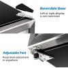 imageEUHOMY 24 Inch Under Counter Double Drawer Fridge Weather Proof Stainless Steel Outdoor Beverage Refrigerator for Patio Builtin Beverage Fridge for Home ampamp Commercial Use Stainless Steel Silver32 CuFt Beverage Refrigerator