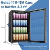 imageEUHOMY 24 Inch Under Counter Double Drawer Fridge Weather Proof Stainless Steel Outdoor Beverage Refrigerator for Patio Builtin Beverage Fridge for Home ampamp Commercial Use Stainless Steel Silver32 CuFt Beverage Refrigerator