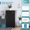 imageEUHOMY 32 CuFt Mini Fridge with Freezer Single Door Compact Refrigerator Energy Saving Mini Refrigerator Adjustable Thermostat Mini fridge for Bedroom Dorm Office SilverBlack