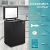 imageEUHOMY 35 CuFt Chest Freezer with Removable Basket Small Deep Freezer Adjustable 7 Thermostat Quiet Mini Freezer FreeStanding Top Door Energy Saving for ApartmentGarageBasementDormHomeBlack28 CUFT