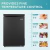 imageEUHOMY 35 CuFt Chest Freezer with Removable Basket Small Deep Freezer Adjustable 7 Thermostat Quiet Mini Freezer FreeStanding Top Door Energy Saving for ApartmentGarageBasementDormHomeBlack28 CUFT