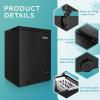 imageEUHOMY 35 CuFt Chest Freezer with Removable Basket Small Deep Freezer Adjustable 7 Thermostat Quiet Mini Freezer FreeStanding Top Door Energy Saving for ApartmentGarageBasementDormHomeBlack50 CUFT