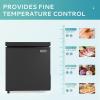 imageEUHOMY 35 CuFt Chest Freezer with Removable Basket Small Deep Freezer Adjustable 7 Thermostat Quiet Mini Freezer FreeStanding Top Door Energy Saving for ApartmentGarageBasementDormHomeBlack18 CUFT