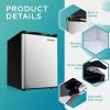 imageEUHOMY 35 CuFt Chest Freezer with Removable Basket Small Deep Freezer Adjustable 7 Thermostat Quiet Mini Freezer FreeStanding Top Door Energy Saving for ApartmentGarageBasementDormHomeBlack21 CUFT
