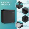 imageEUHOMY 35 CuFt Chest Freezer with Removable Basket Small Deep Freezer Adjustable 7 Thermostat Quiet Mini Freezer FreeStanding Top Door Energy Saving for ApartmentGarageBasementDormHomeBlack18 CUFT