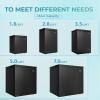 imageEUHOMY 35 CuFt Chest Freezer with Removable Basket Small Deep Freezer Adjustable 7 Thermostat Quiet Mini Freezer FreeStanding Top Door Energy Saving for ApartmentGarageBasementDormHomeBlack50 CUFT