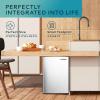 imageEUHOMY 35 CuFt Chest Freezer with Removable Basket Small Deep Freezer Adjustable 7 Thermostat Quiet Mini Freezer FreeStanding Top Door Energy Saving for ApartmentGarageBasementDormHomeBlack21 CUFT