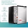 imageEUHOMY 35 CuFt Chest Freezer with Removable Basket Small Deep Freezer Adjustable 7 Thermostat Quiet Mini Freezer FreeStanding Top Door Energy Saving for ApartmentGarageBasementDormHomeBlack21 CUFT