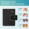 imageEUHOMY 35 CuFt Chest Freezer with Removable Basket Small Deep Freezer Adjustable 7 Thermostat Quiet Mini Freezer FreeStanding Top Door Energy Saving for ApartmentGarageBasementDormHomeBlack50 CUFT