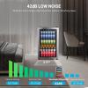 imageEUHOMY Beverage Refrigerator and Cooler 128 Can Mini fridge with Glass Door Small Refrigerator with Adjustable Shelves for Soda Beer or Wine HomeBarOffice BlackSilver