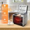 imageEUHOMY Bread Maker Machine 2LB Breadmaker with 13 Programs for 3 Loaf Sizes ampamp 3 Crust Colors Bread Machine Maker with Fruit and Nut Dispenser Nonstick Pan Dough Maker Ideal for Gifts BreadmakerBread Maker