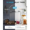 imageEUHOMY Bread Maker Machine 2LB Breadmaker with 13 Programs for 3 Loaf Sizes ampamp 3 Crust Colors Bread Machine Maker with Fruit and Nut Dispenser Nonstick Pan Dough Maker Ideal for Gifts BreadmakerNEW Bread Maker 13 Programs